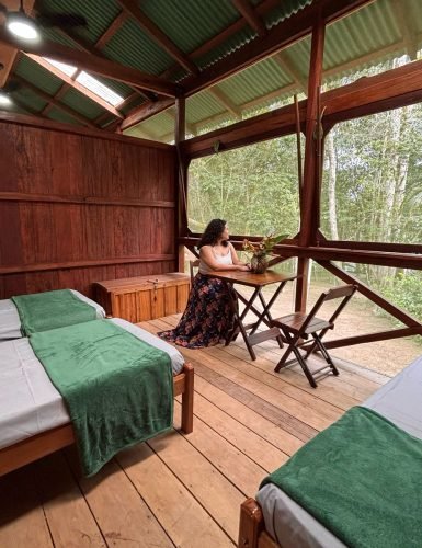 quarto do amazon camp lodge